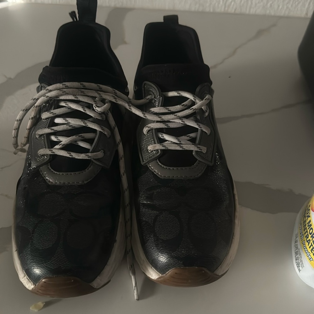 Coach boot black